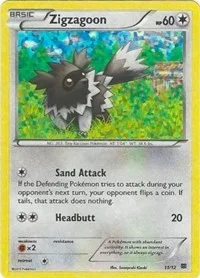 Zigzagoon | 11/12 | 011/012 | Holofoil | McDonald's Promos 2015
