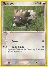 Zigzagoon | 74/106 | Normal | Emerald