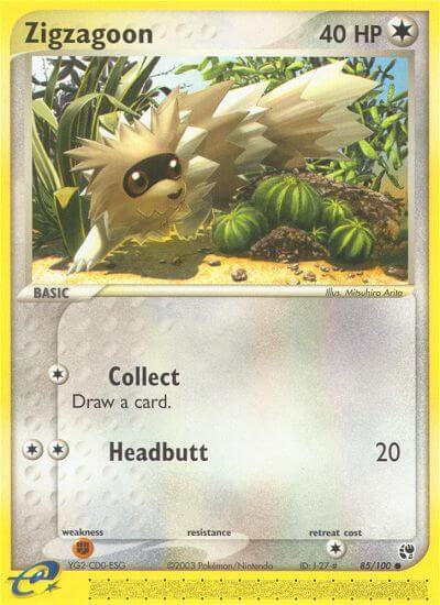 Zigzagoon 85/100 Reverse Holofoil Sandstorm Zigzagoon 85/100 Reverse Holofoil Sandstorm