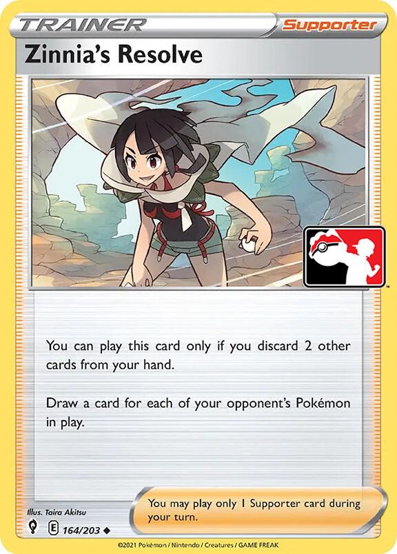 Zinnia’s Resolve 164/203 Normal Prize Pack Series Cards