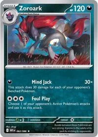Zoroark | 062/086 | Holofoil | SV: White Flare Zoroark | 062/086 | Holofoil | SV: White Flare