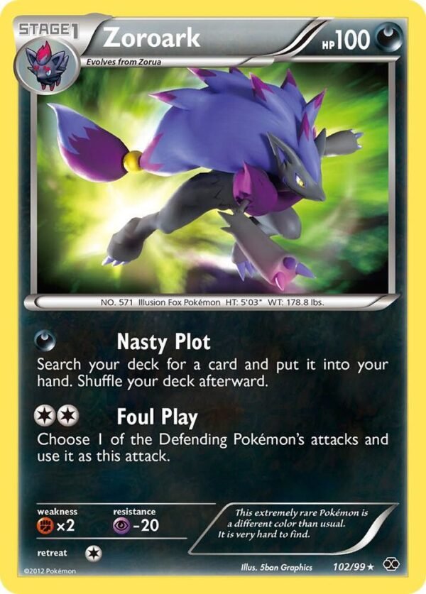 Zoroark 102/99 Holofoil Next Destinies