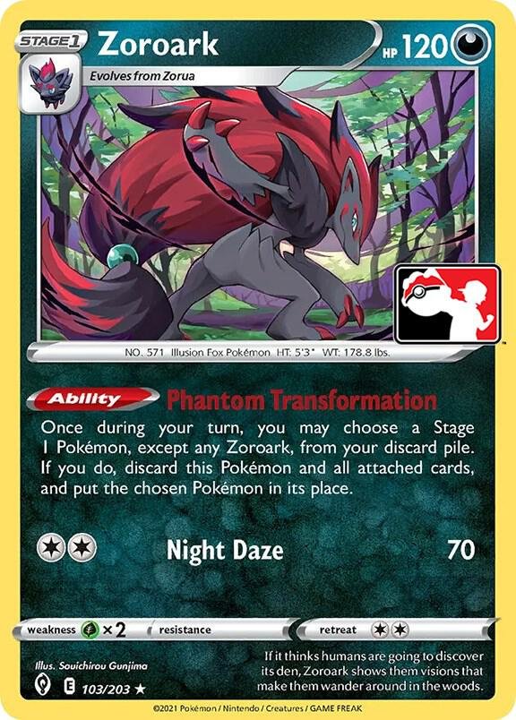 Zoroark 103/203 Normal Prize Pack Series Cards Zoroark 103/203 Normal Prize Pack Series Cards