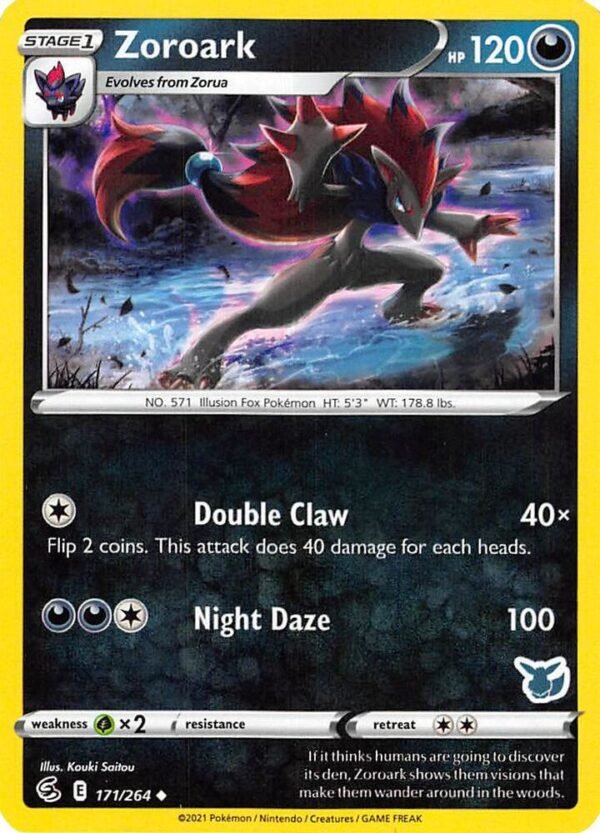 Zoroark 171/264 (Eevee Stamped) Normal Battle Academy 2022 Zoroark 171/264 (Eevee Stamped) Normal Battle Academy 2022