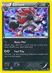 Zoroark | 71/114 (Cracked Ice Holo) | 071/114 | Holofoil | Blister Exclusives