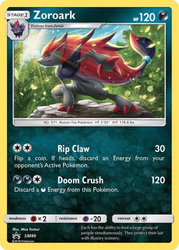 Zoroark SM89 Holofoil SM Promos Zoroark SM89 Holofoil SM Promos