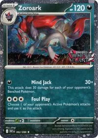 Zoroark (White Flare Stamped) | 062/086 | Holofoil | Miscellaneous Cards & Products