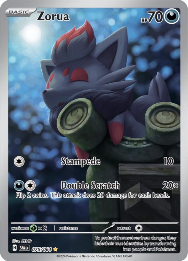 Zorua 075/064 Holofoil SV: Shrouded Fable Zorua 075/064 Holofoil SV: Shrouded Fable