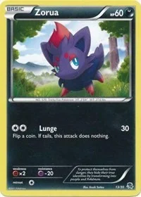 Zorua (#13) | 13/30 | Normal | BW Trainer Kit: Excadrill & Zoroark Zorua (#13) | 13/30 | Normal | BW Trainer Kit: Excadrill & Zoroark