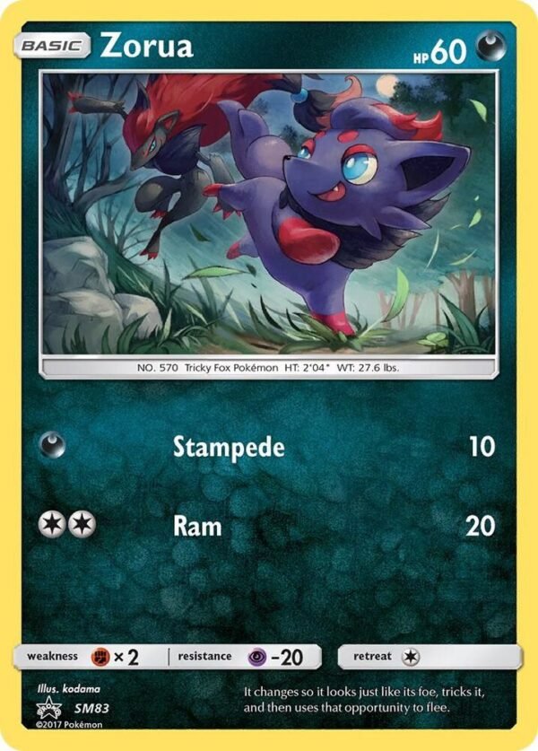 Zorua SM83 Holofoil SM Promos