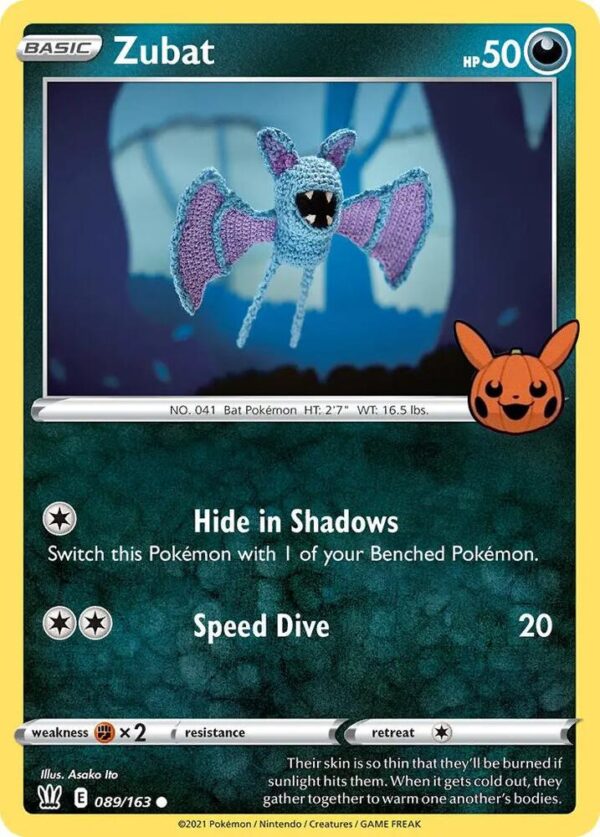 Zubat 089/163 Normal Trick or Trade BOOster Bundle