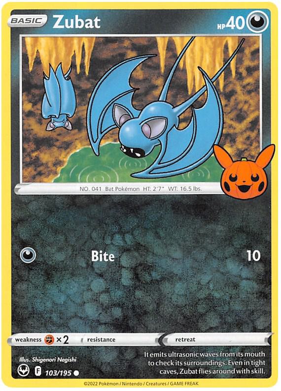Zubat 103/195 Normal Trick or Trade BOOster Bundle 2023
