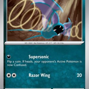 Zubat 110/182 Normal SV04: Paradox Rift Zubat 110/182 Normal SV04: Paradox Rift