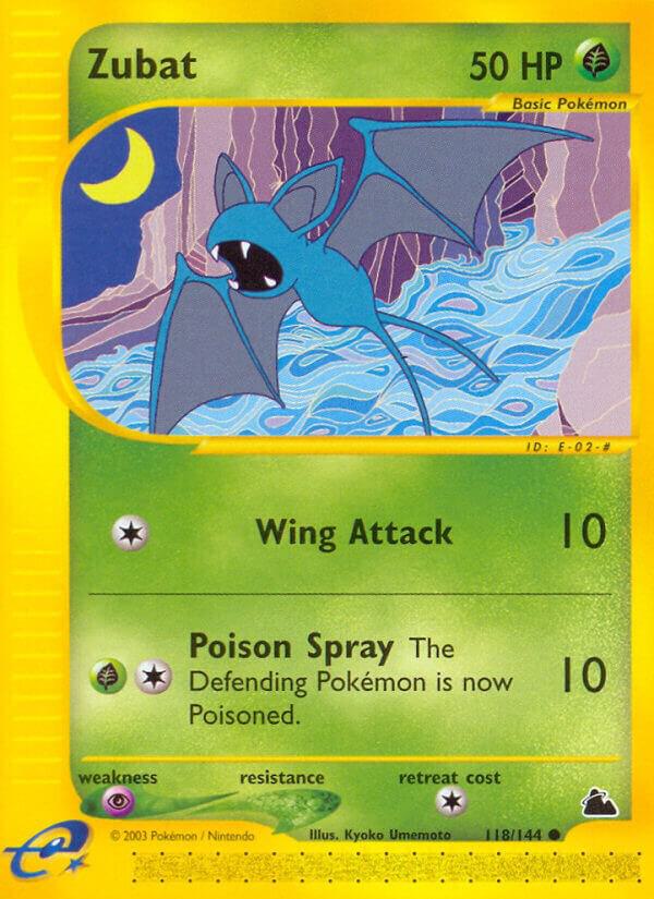 Zubat (118) 118/144 Normal Skyridge