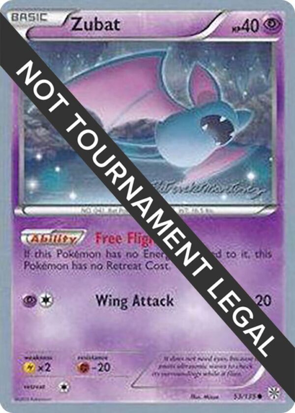 Zubat 2015 (Patrick Martinez) 53/135 Normal World Championship Decks Zubat 2015 (Patrick Martinez) 53/135 Normal World Championship Decks
