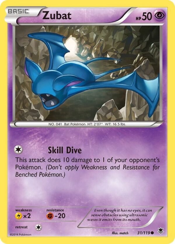 Zubat 31/119 Normal XY – Phantom Forces