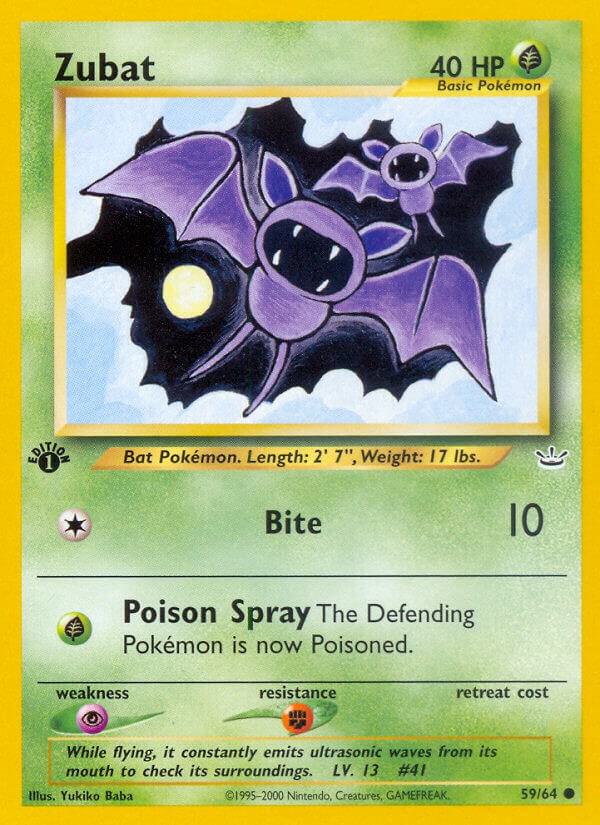 Zubat 59/64 Unlimited Neo Revelation
