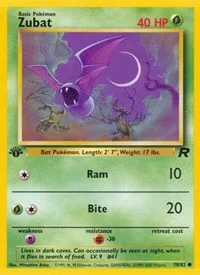 Zubat | 70/82 | 1st Edition | Team Rocket