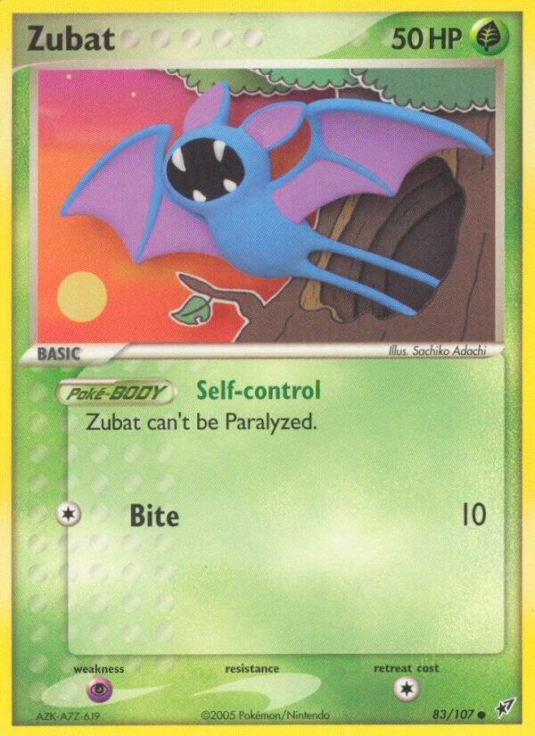 Zubat 83/107 Reverse Holofoil Deoxys