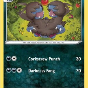 Zweilous 109/189 Reverse Holofoil SWSH03: Darkness Ablaze Zweilous 109/189 Reverse Holofoil SWSH03: Darkness Ablaze