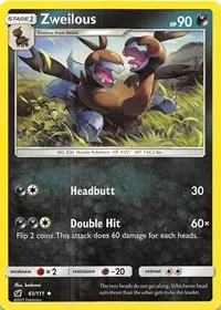 Zweilous | 61/111 | Reverse Holofoil | SM - Crimson Invasion