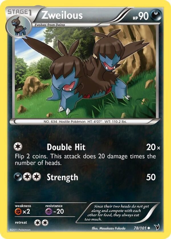 Zweilous 78/101 Reverse Holofoil Noble Victories