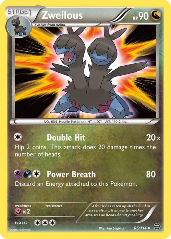 Zweilous 85/114 Normal XY – Steam Siege