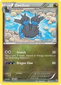 Zweilous | 98/113 | Reverse Holofoil | Legendary Treasures