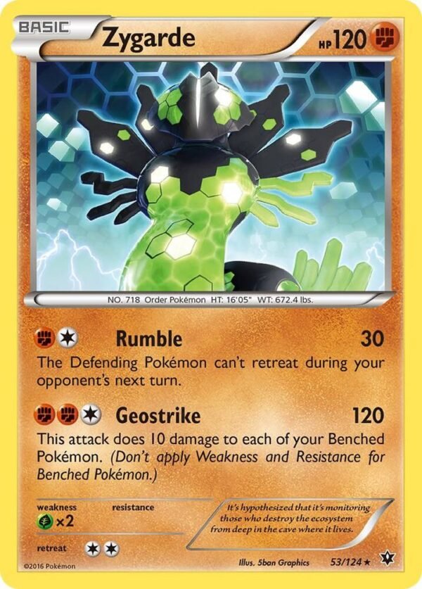 Zygarde (53) 53/124 Normal XY – Fates Collide