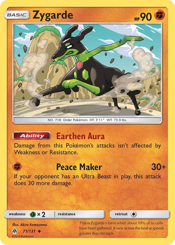 Zygarde (71) 71/131 Normal SM – Forbidden Light Zygarde (71) 71/131 Normal SM – Forbidden Light