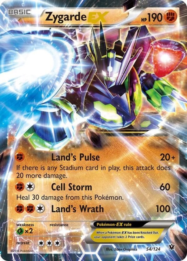 Zygarde EX 54/124 Holofoil XY – Fates Collide