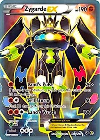 Zygarde EX 54a/124 054a/124 Holofoil Alternate Art Promos