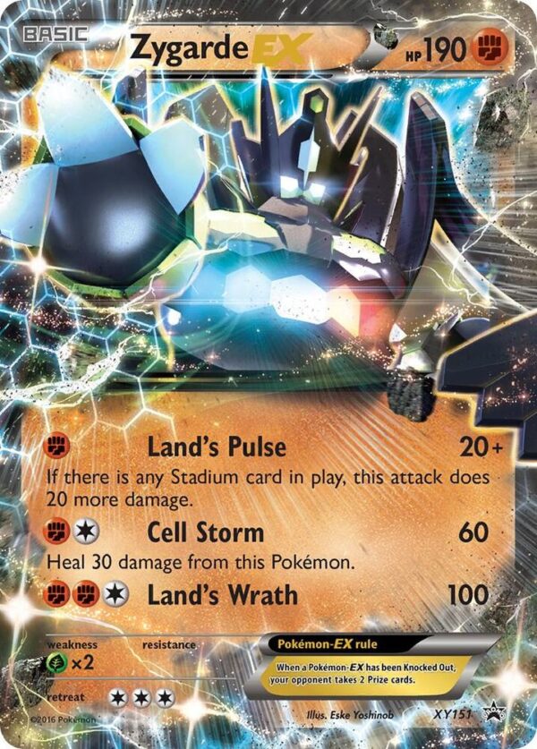 Zygarde EX (Shiny) XY151 Holofoil XY Promos