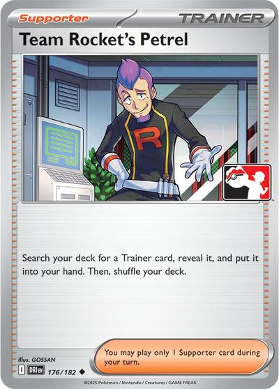 Team Rocket's Petrel | 176/182 | Normal | Prize Pack Series Cards