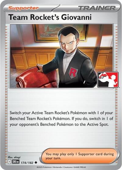 671315_400w Team Rocket's Giovanni | 174/182 | Normal | Prize Pack Series Cards