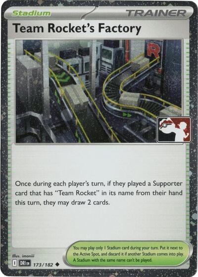 Team Rocket's Factory | 173/182 | Holofoil | Prize Pack Series Cards