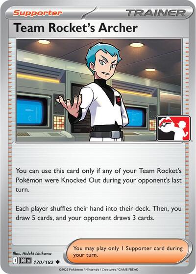 Team Rocket's Archer | 170/182 | Normal | Prize Pack Series Cards
