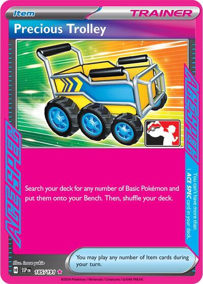 Precious Trolley | 185/191 | Holofoil | Prize Pack Series Cards