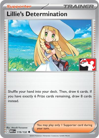 671543_400w Lillie's Determination | 119/132 | Normal | Prize Pack Series Cards