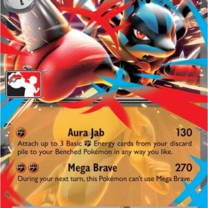 Mega Lucario ex | 077/132 | Holofoil | Prize Pack Series Cards
