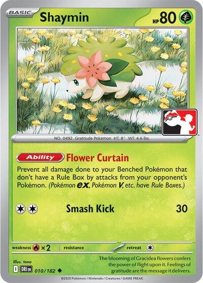 Shaymin | 010/182 | Normal | Prize Pack Series Cards