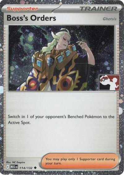 675553_400w Boss's Orders | 114/132 | Holofoil | Prize Pack Series Cards