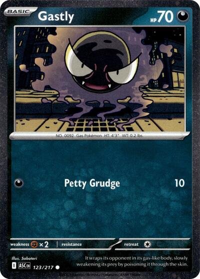 Gastly | 123/217 (Cosmos Holo) | Holofoil | Miscellaneous Cards & Products