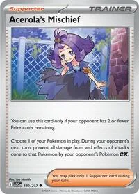 Acerola's Mischief | 180/217 | Normal | ME: Ascended Heroes Acerola's Mischief | 180/217 | Normal | ME: Ascended Heroes