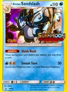 Alolan Sandslash | SM18 (Prerelease) [Staff] | Holofoil | SM Promos