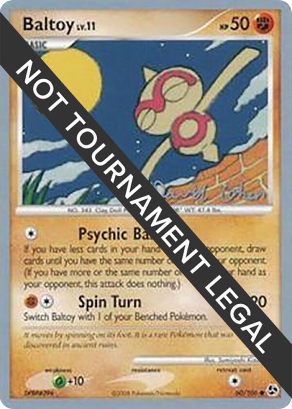 Baltoy 2009 (David Cohen) 60/106 Normal World Championship Decks Baltoy 2009 (David Cohen) 60/106 Normal World Championship Decks