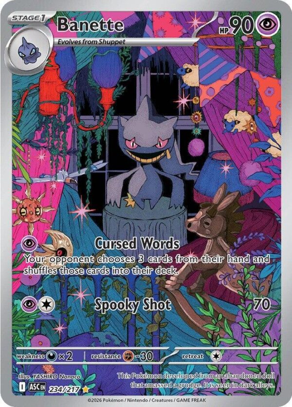 Banette 234/217 Holofoil ME: Ascended Heroes