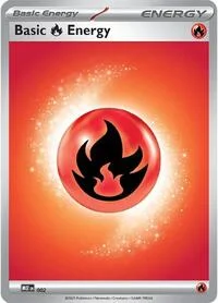 Basic Fire Energy | 002 | Reverse Holofoil | MEE: Mega Evolution Energies