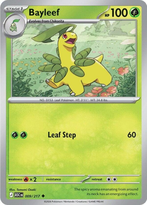 Bayleef 009/217 Normal ME: Ascended Heroes