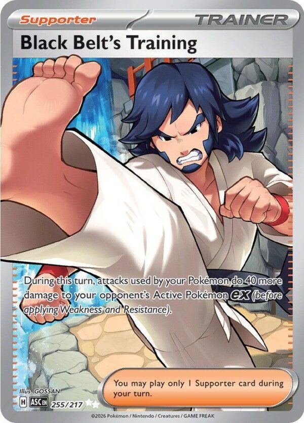 Black Belt’s Training 255/217 Holofoil ME: Ascended Heroes